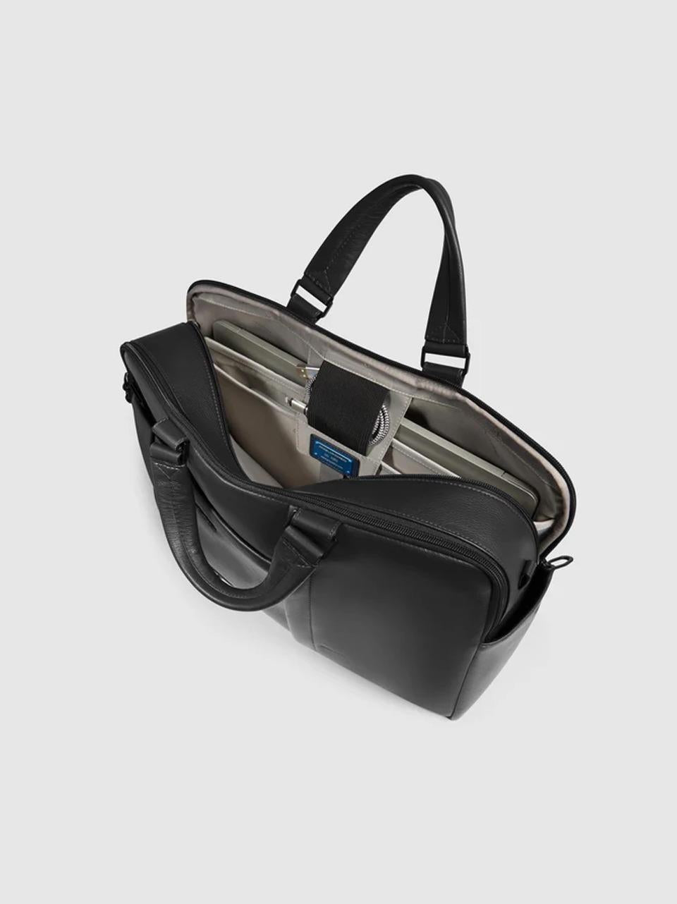 cattella 2 comparti CA6026W137 NERO PIQUADRO 