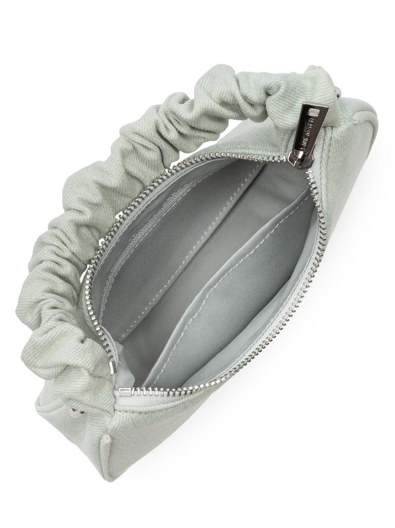 borsa mini mezza luna 518-041 BLU CLAIR LANCASTER 