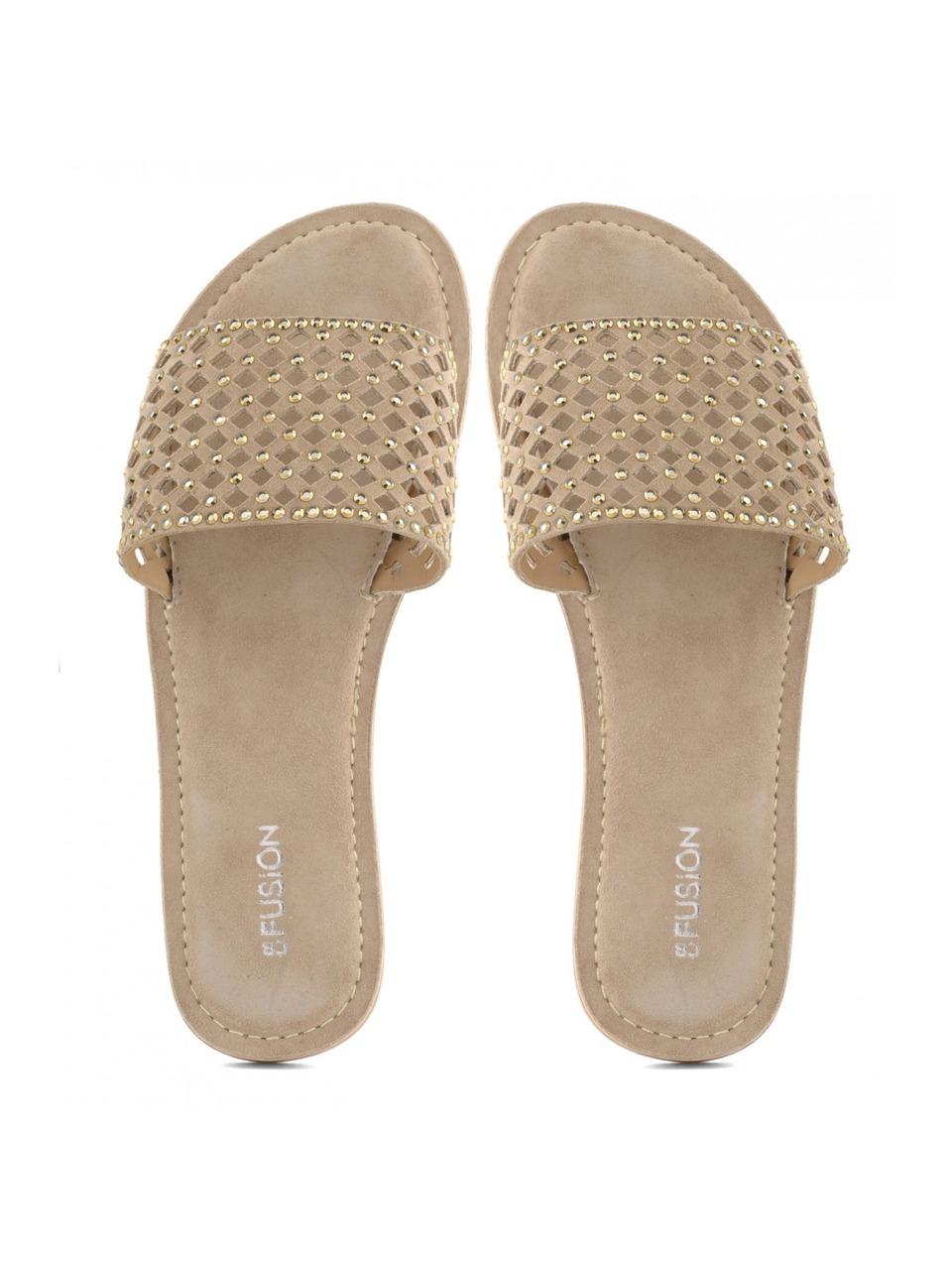 sabot flat con con swarosky R2260004 MUD CB FUSION 