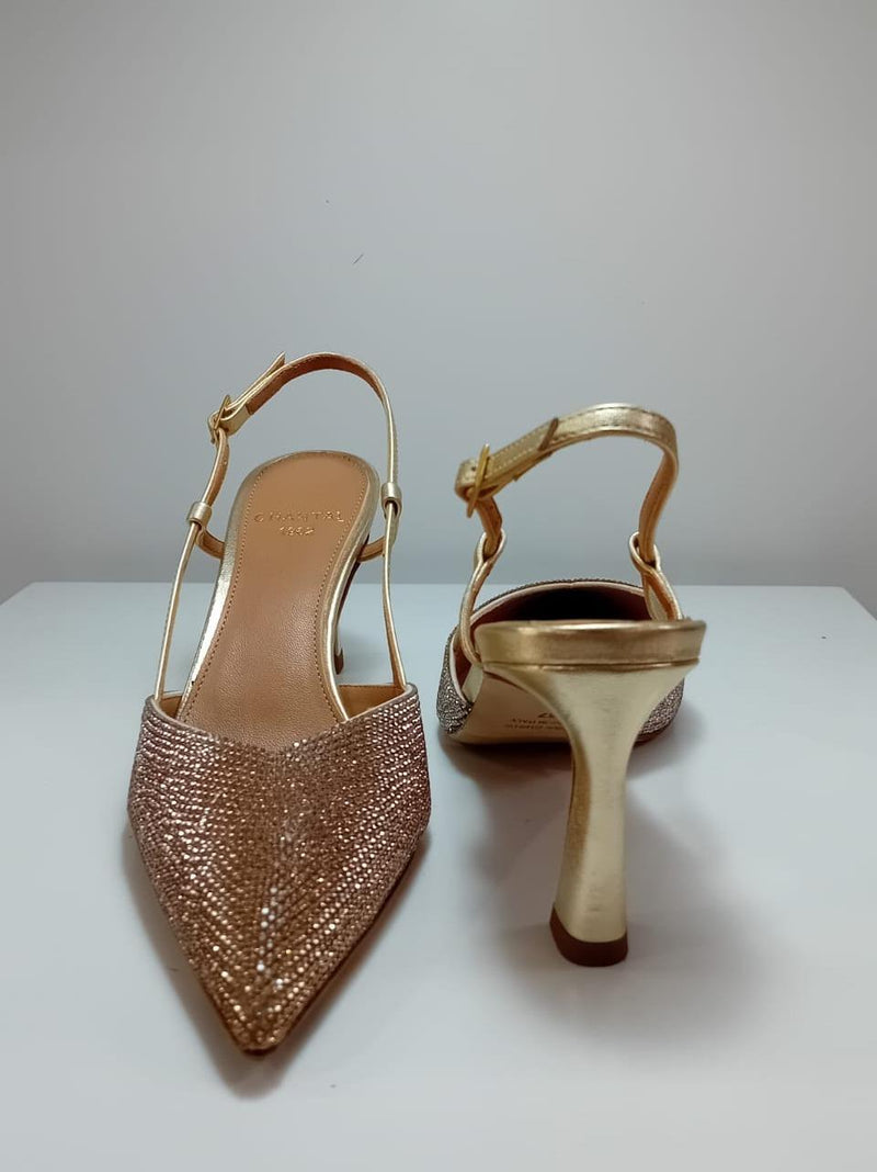 chenel strass tacco 70 mm 2518 PLATINO CHANTAL 