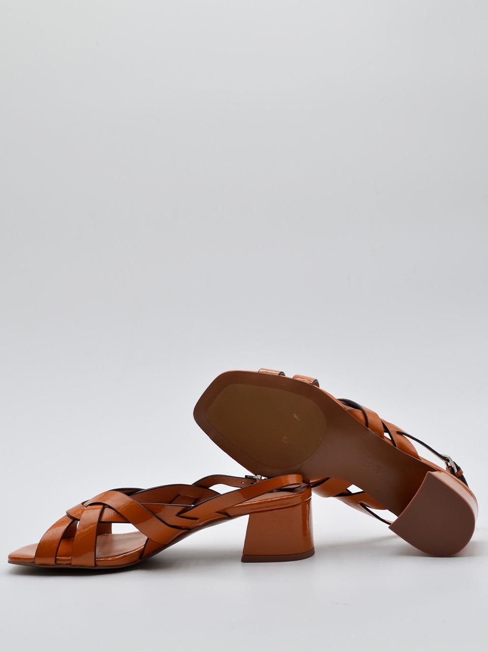 sandalo tacco h 50mm 630 TERRACOTTA BIBI LOU 