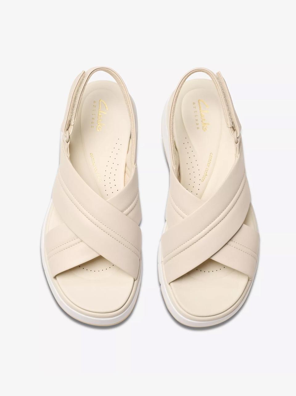 sandalo incrocio 181470 CREAM Clarks 
