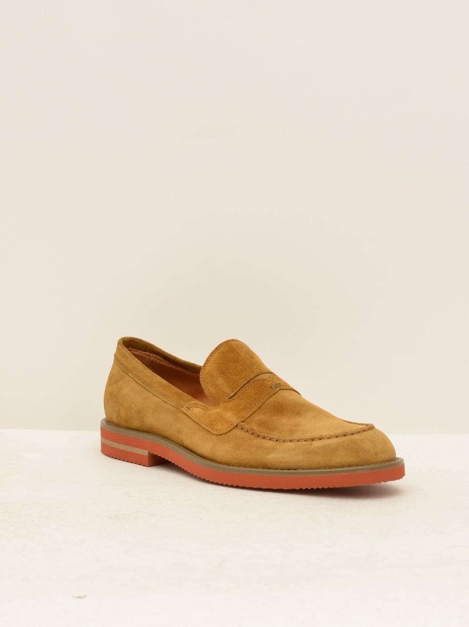 mocassino suola colorata M40504 CHERRY hundred 100 
