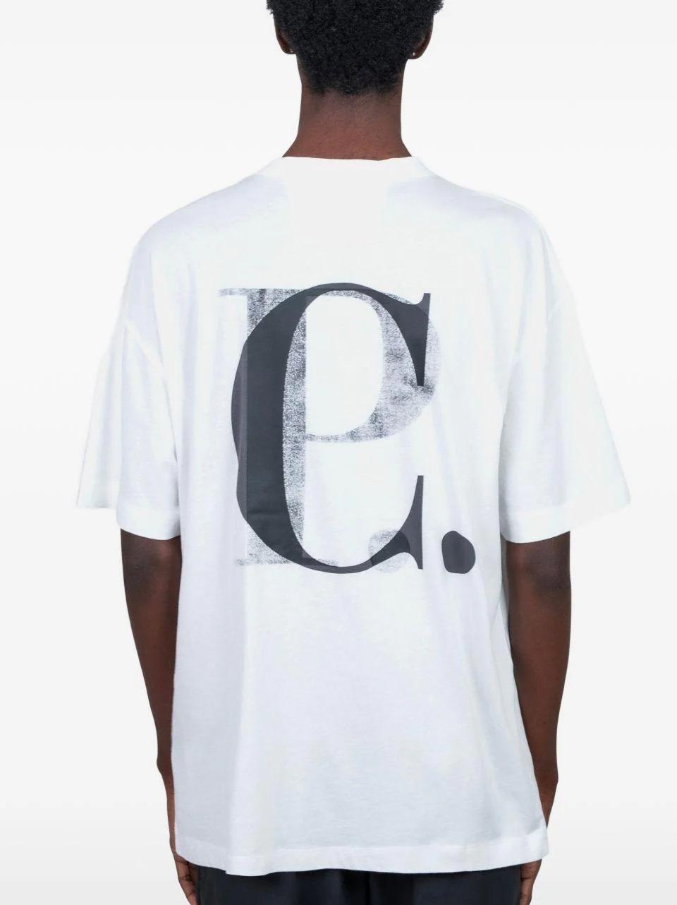 t shirt sigla back 20CMTS087A B C.P COMPANY 