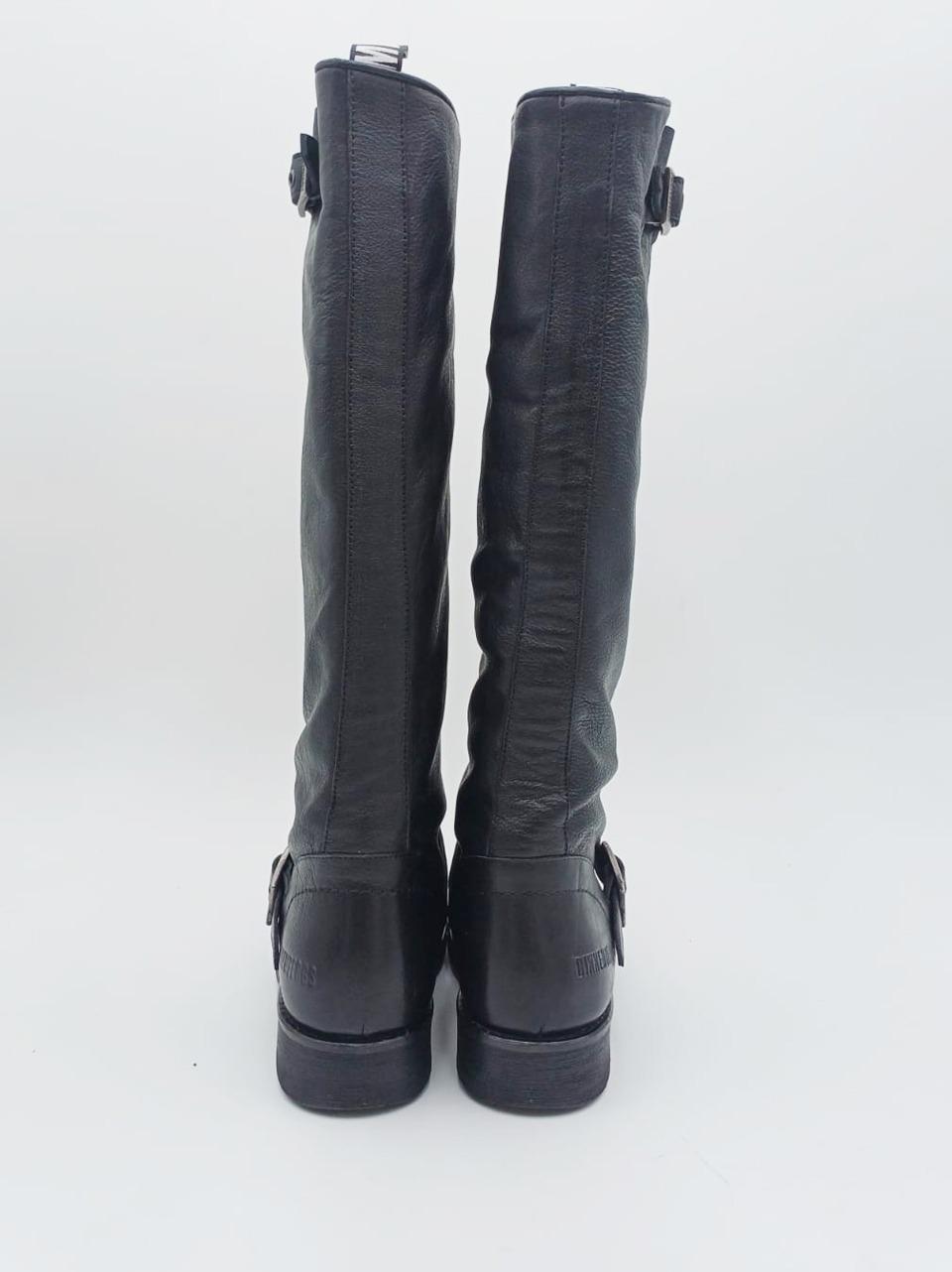 stivale alto con fibbie 29329 BLK BIKKEMBERGS 