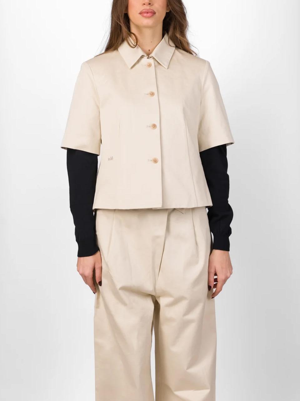 short jacket mezza manica D18 7295 add 