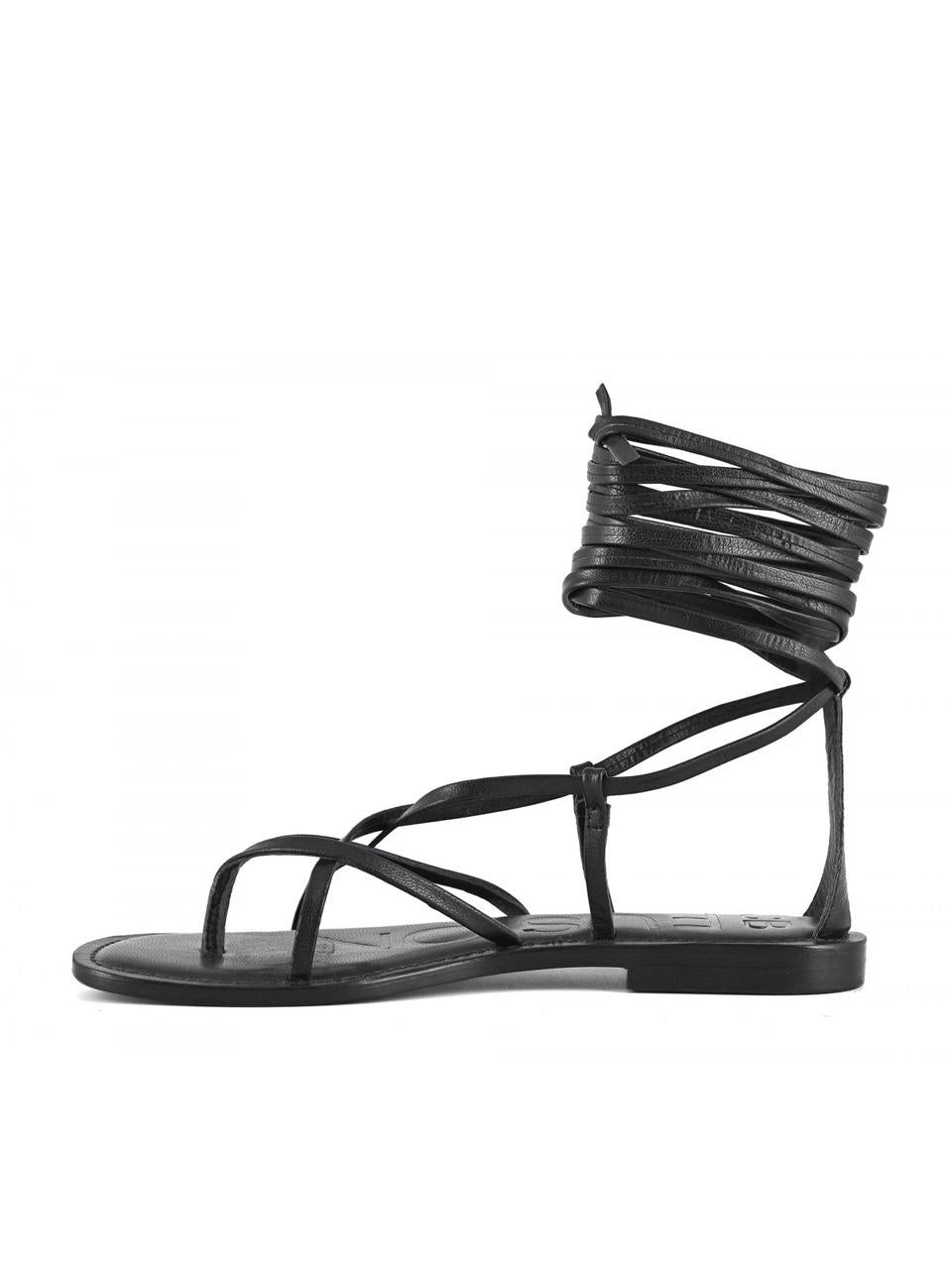 sandalo flat infradito  alla schiava R2250002 BLACK CB FUSION 