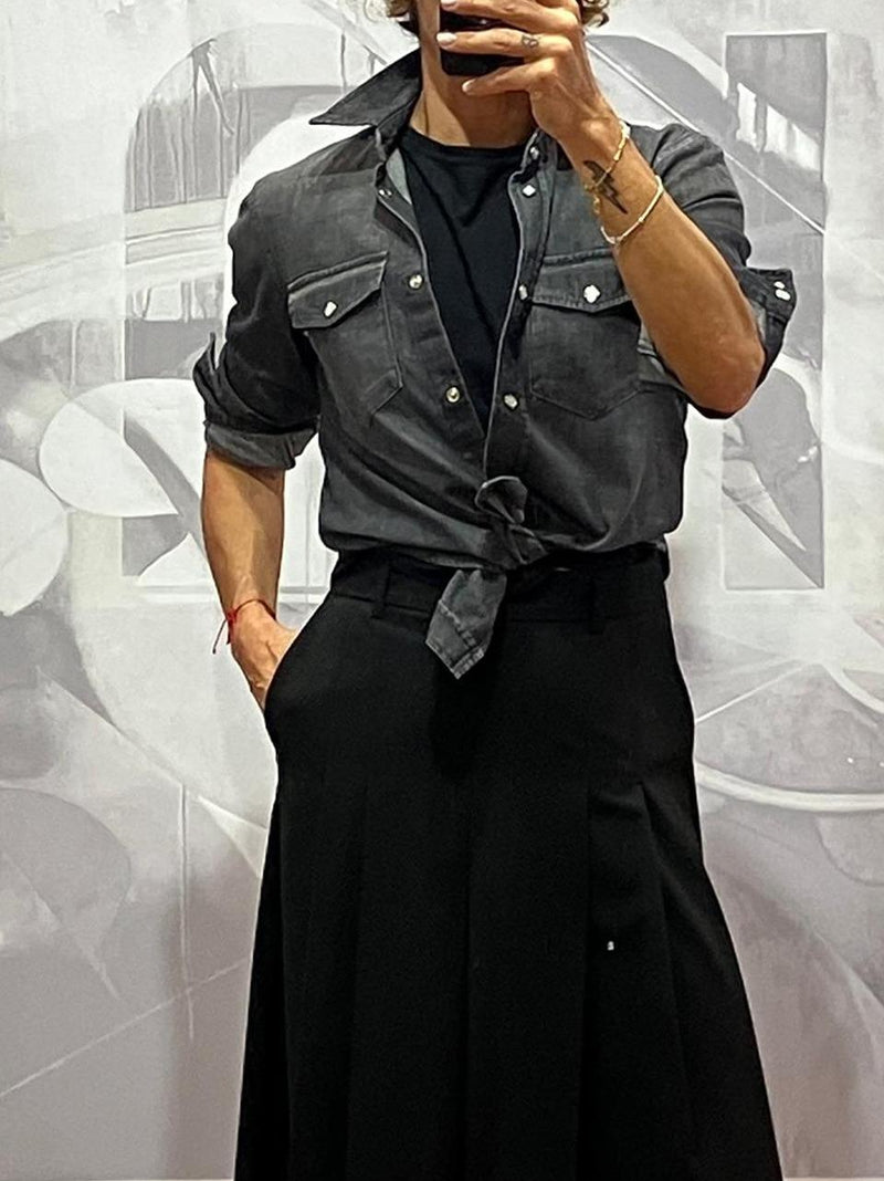 camicia tex denim MULBERRY DS DEPARTMENT FIVE 