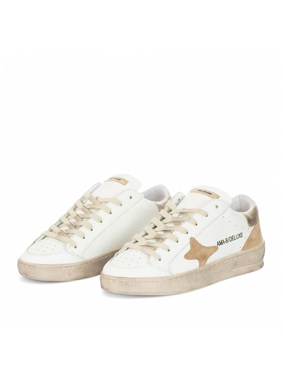 sneakers slam 4046 BIANCO SABBIA AMA brand 