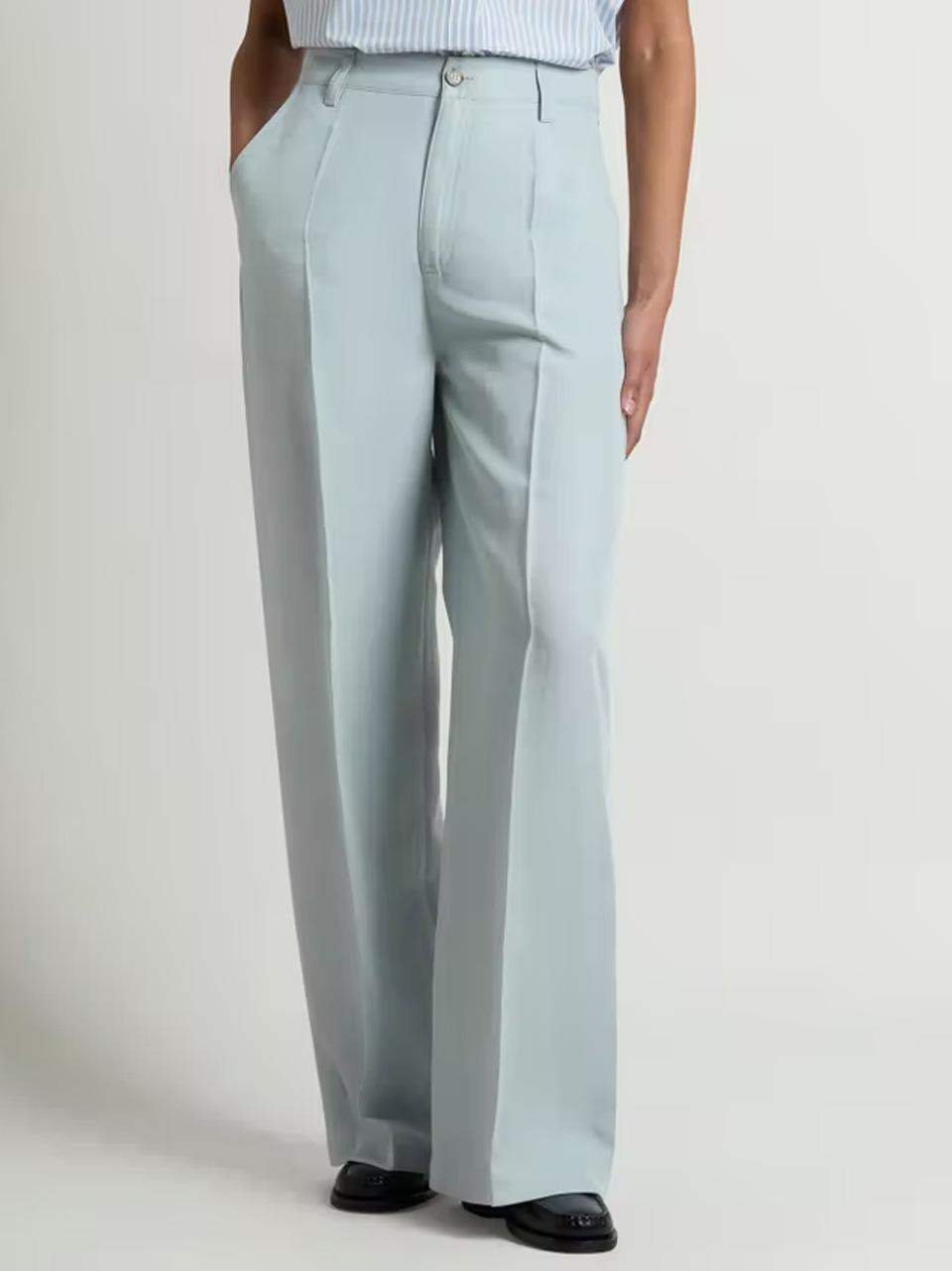 pantalone palazzo lino viscosa TR2025UT3043 10024 WOOLRICH 