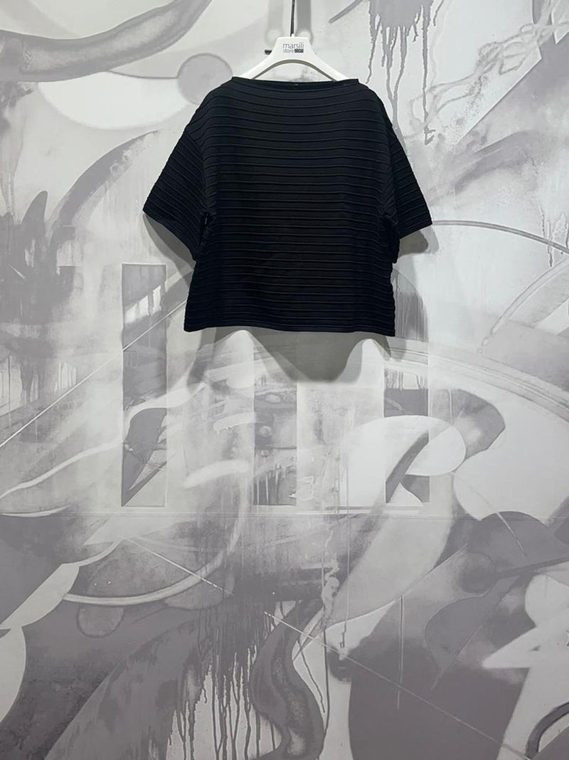 maglia con balzine F5SA42 NERONOTTE LIviana conti 