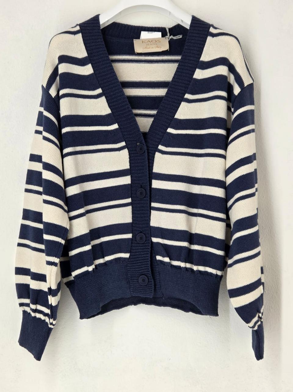 cardigan a righe SM001 B KAOS 