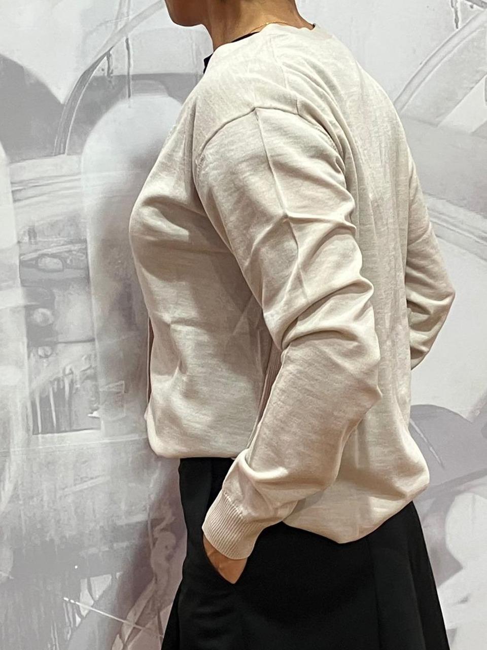 cardigan merinos con spacchi COLLEGE B DEPARTMENT FIVE 