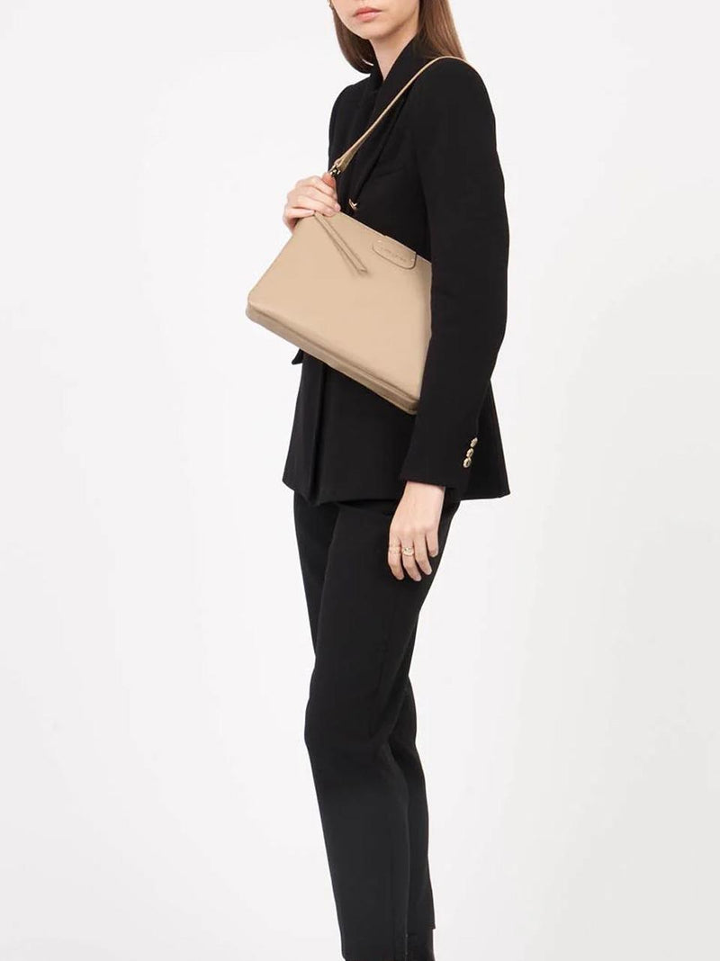borsa 3 soffietti grande 529-74 BEIGE LANCASTER 