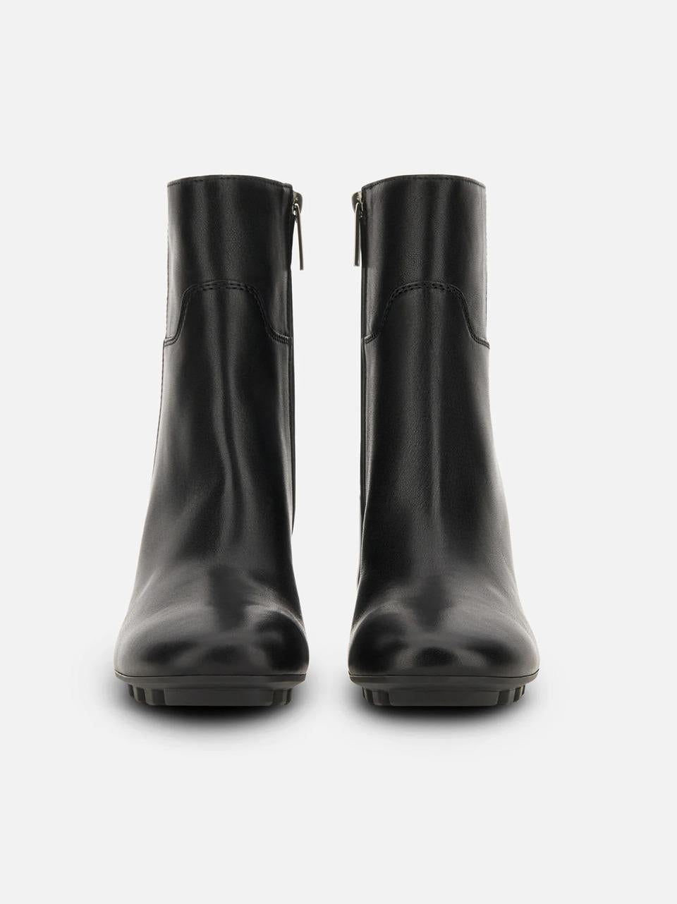 stivaletto con zip tacco 80 mm HXW6950FW20KXTB999 NERO HOGAN 