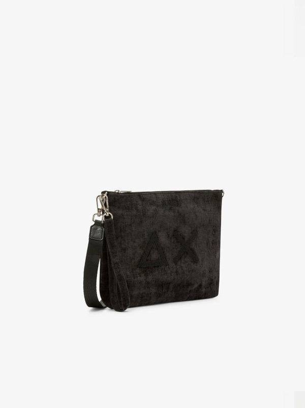 borsa pochette back velvet CPX45201 BLACK SUN 68 