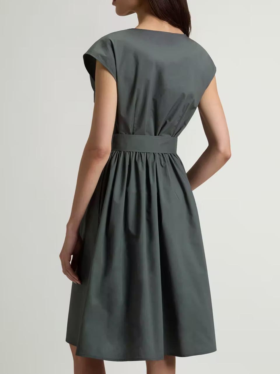 short dress popeline DR2028UT3944 6668 WOOLRICH 