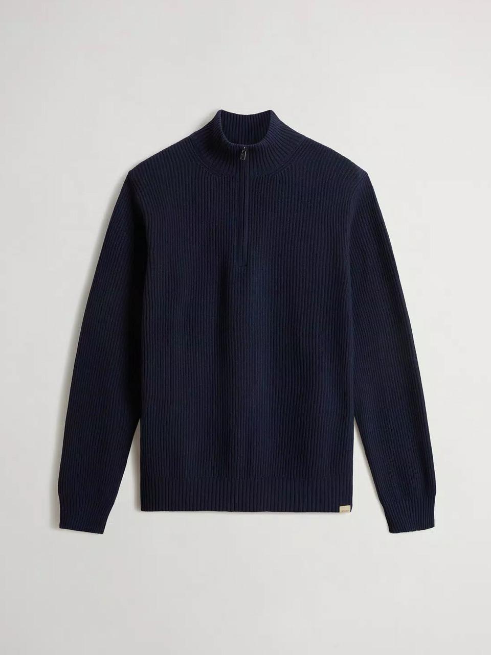 maglia mezza zip CFWOKN2024MRUF5032 MB WOOLRICH 