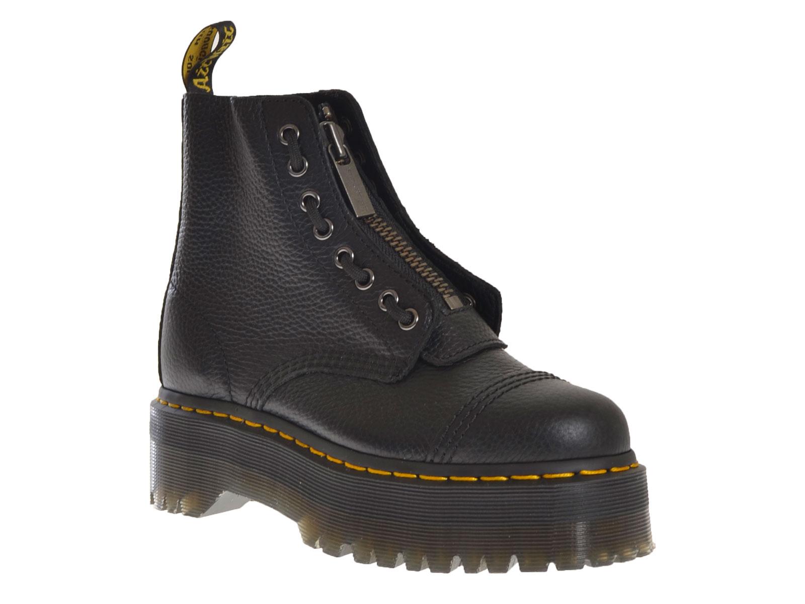 sinclair con zip milled nappa SINCLAIR22564001 BLACK Dr Martens 