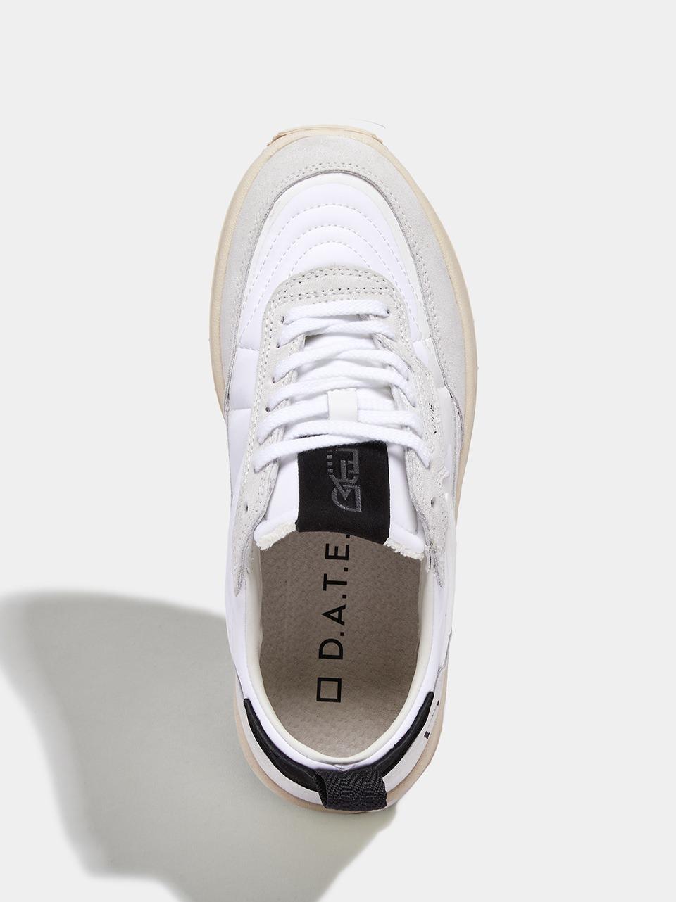 sneakers k2 W411-K2-BAWB BIANCO\NERO D.A.T.E 