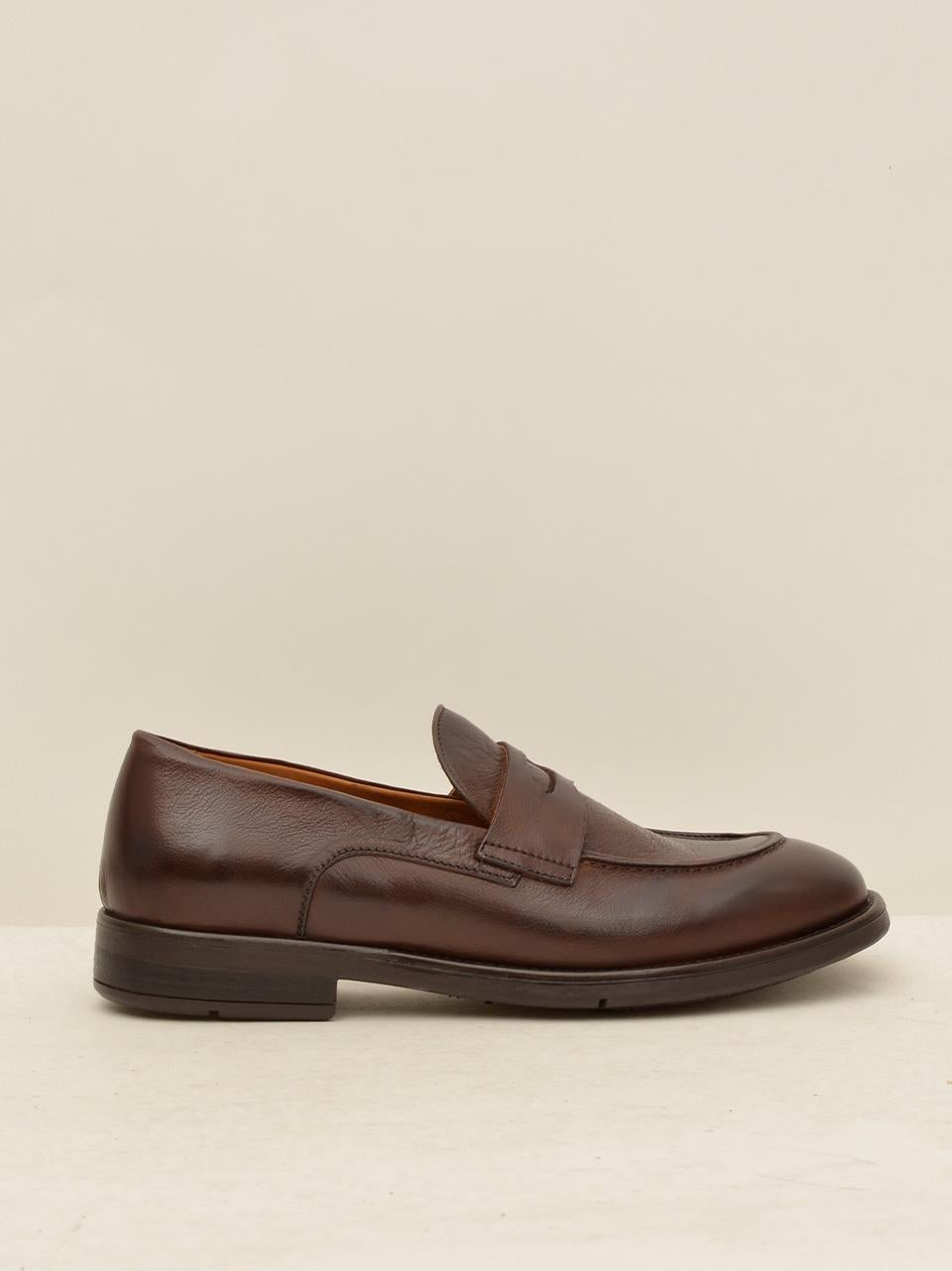 mocassino con passante GB12A EBANO LEMARGO 