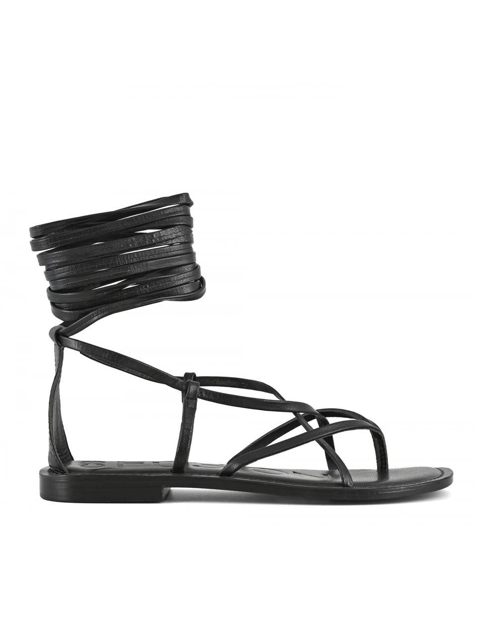 sandalo flat infradito  alla schiava R2250002 BLACK CB FUSION 