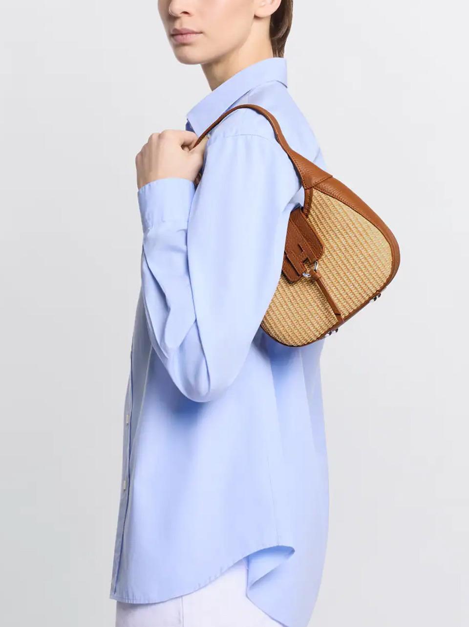 borsa obo mini KBW01XS1100V131J26 CREMA COGNAC HOGAN 