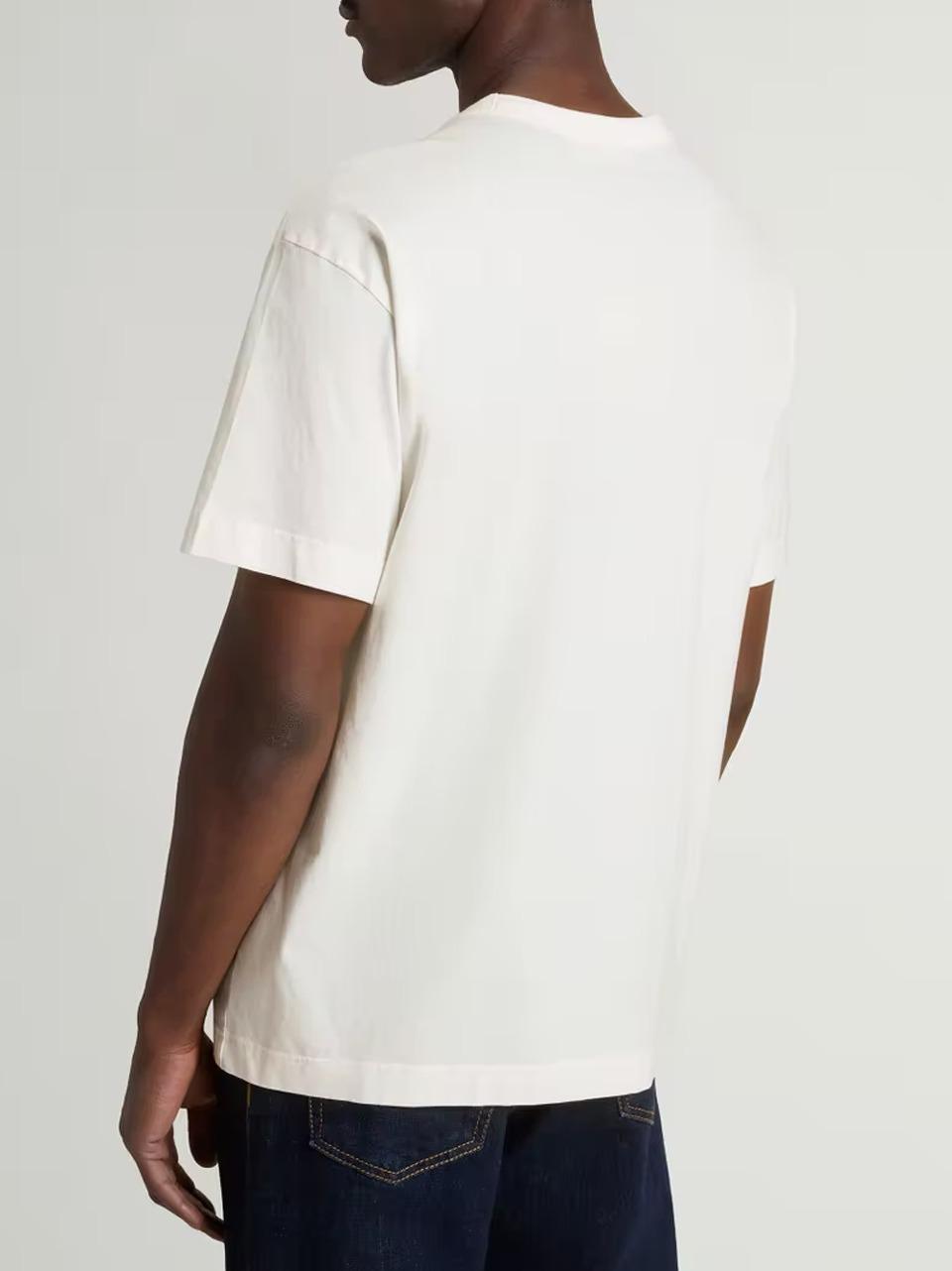 t shirt logo rosso TE2005UT5334 8270 WOOLRICH 