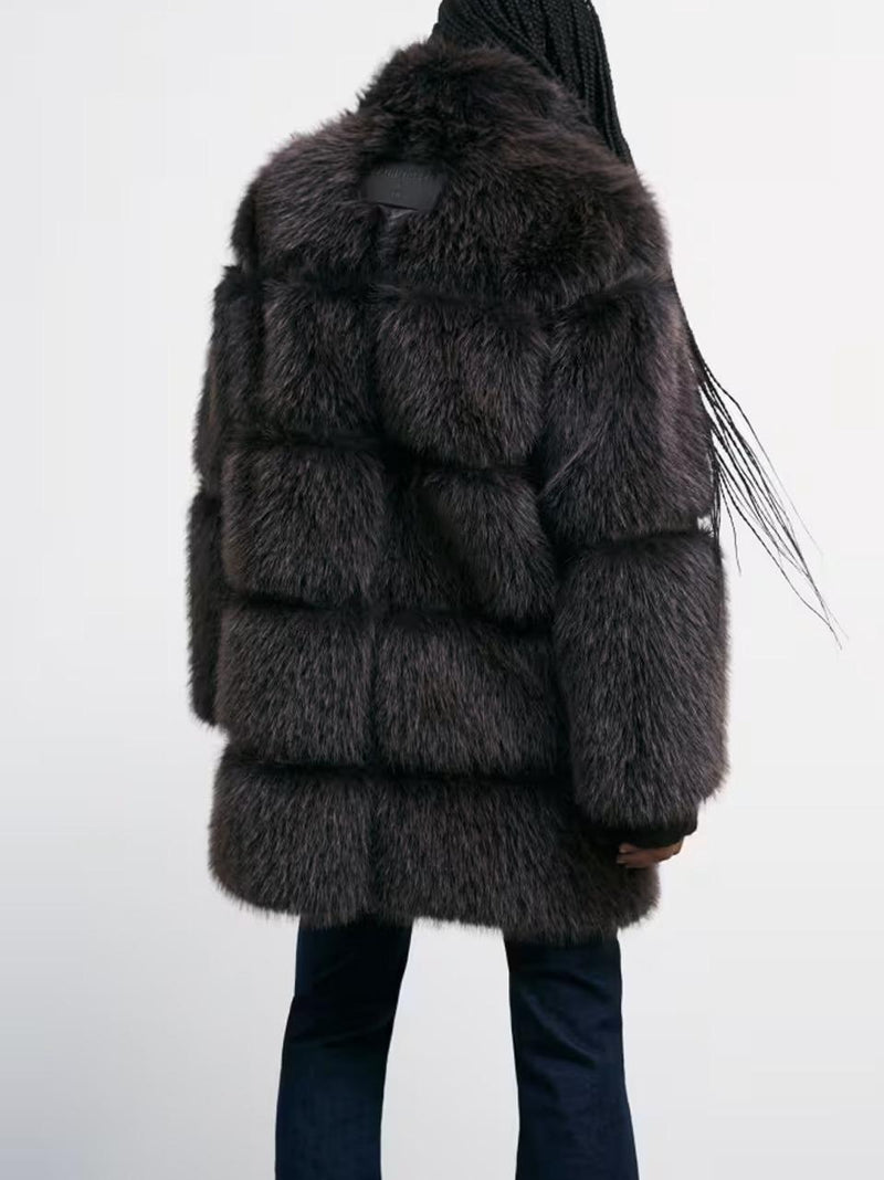 ecopelliccia mid 2O0175 CHOCOLATE Patrizia pepe 