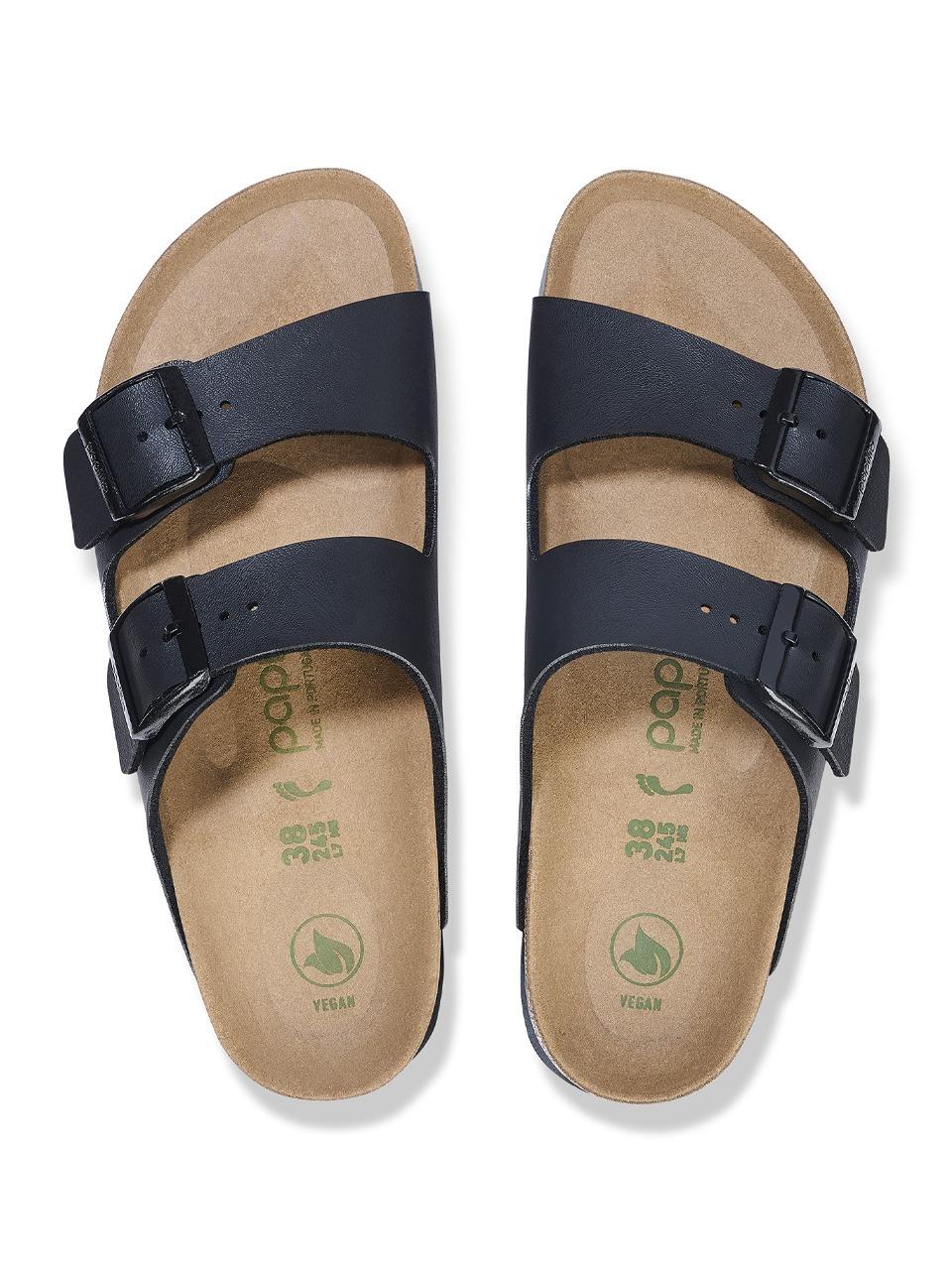 sabot arizona papillio platform ARIZONA1027385 BLACK BIRKENSTOCK 