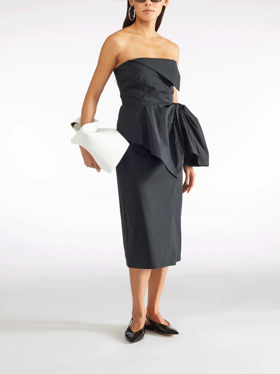 abito con corpetto F5SK30 NERO LIviana conti 