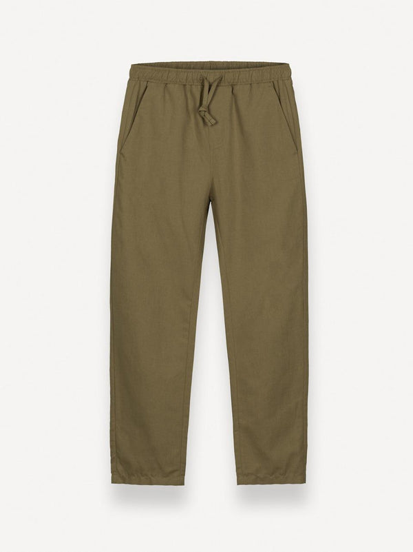 pantalone coulisse lino cotone 0574 M COLMAR 