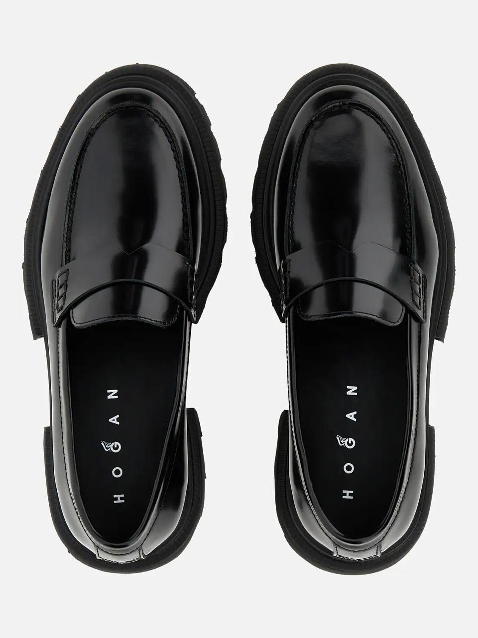 mocassino con passante HXW6740FM50SXGB999 NERO HOGAN 