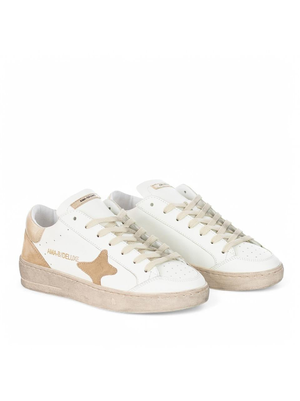 sneakers slam 4046 BIANCO SABBIA AMA brand 