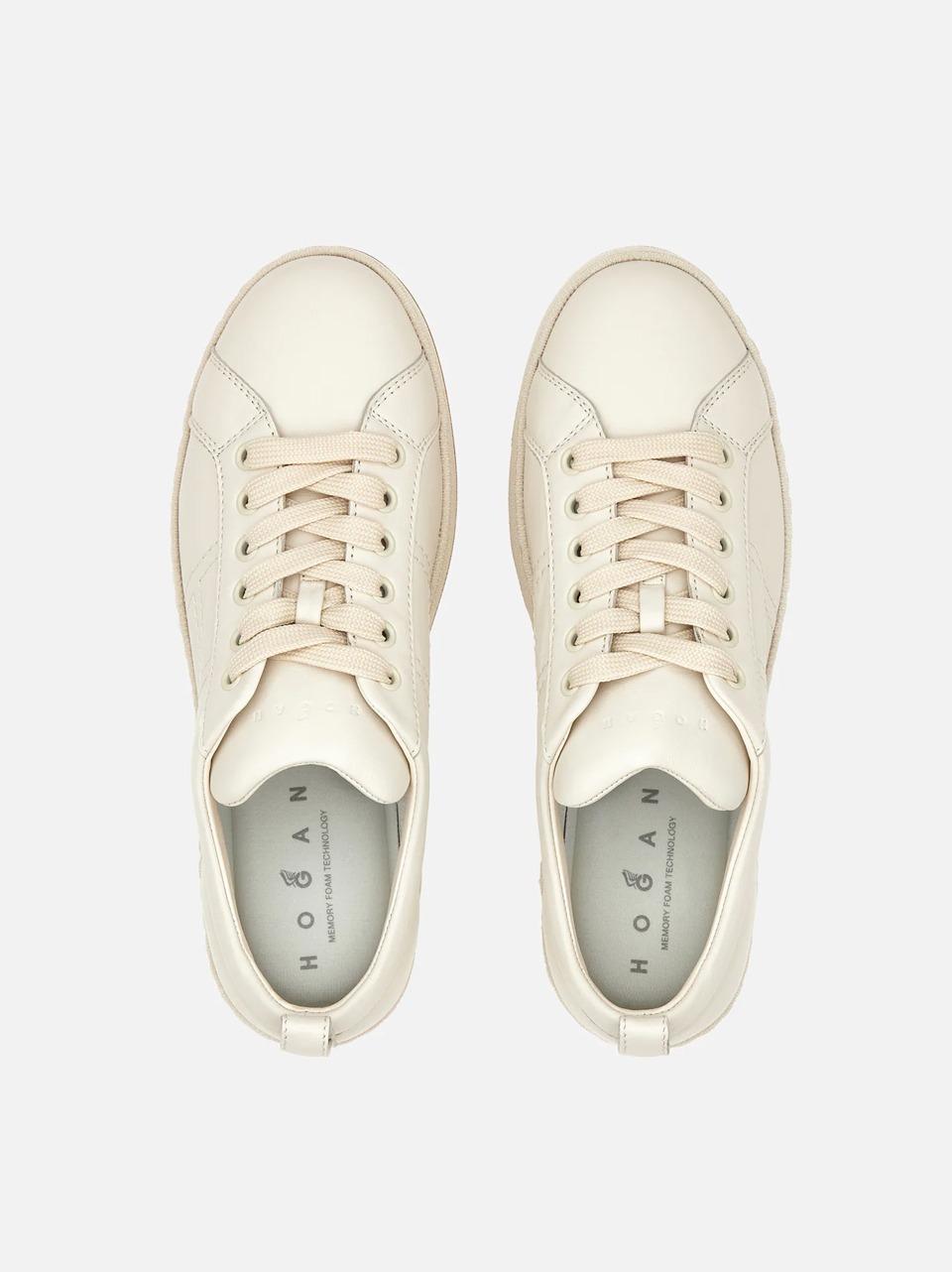 sneakers 681 fondo fasciato HXW6810FP50LE9B013 YOGURT HOGAN 