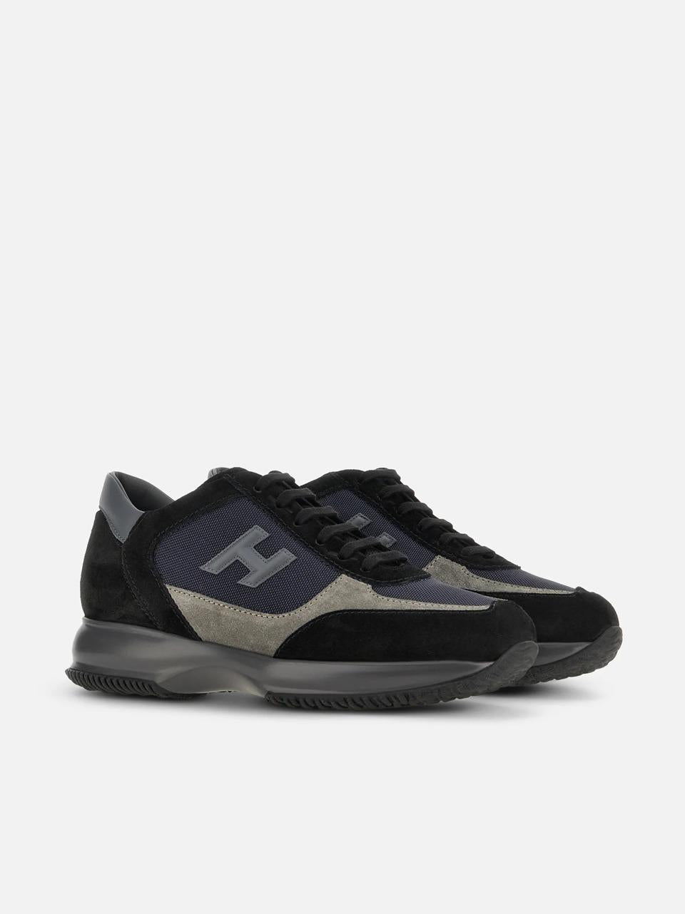sneakers new interactive HXM00N0I980UGO418X NERO\GRIGIO HOGAN 