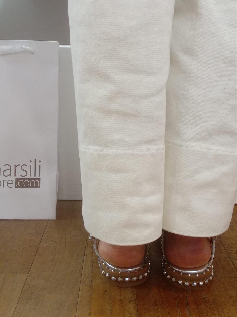 sandalo flat precious con borchie PRECIOUS ARGENTO ASH 