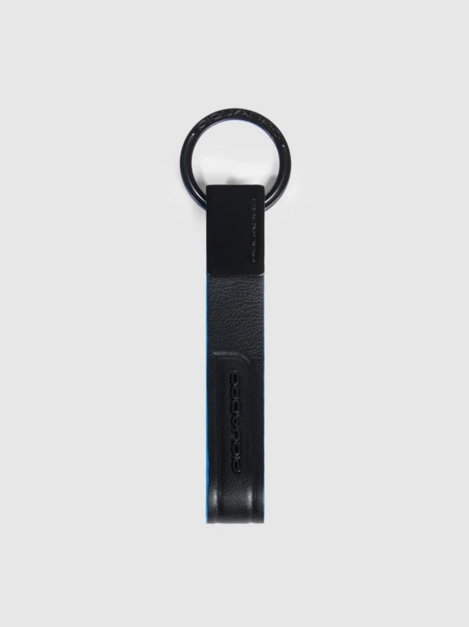 portachiavi con anello PC4855S138 NERO PIQUADRO 