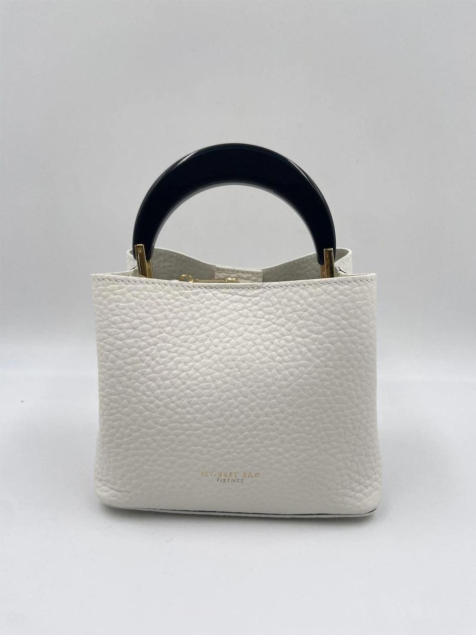 borsa secchiello  ingrid piccola 2040 BIANCO MY-BEST BAGS 