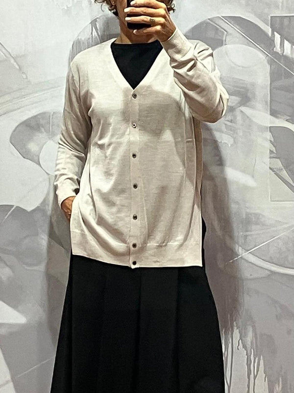 cardigan merinos con spacchi COLLEGE B DEPARTMENT FIVE 