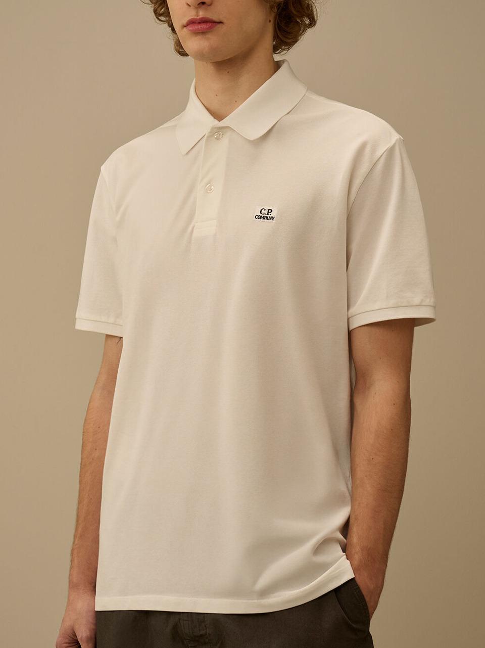 polo in stretch piquet 20CMPL108A 103 C.P COMPANY 