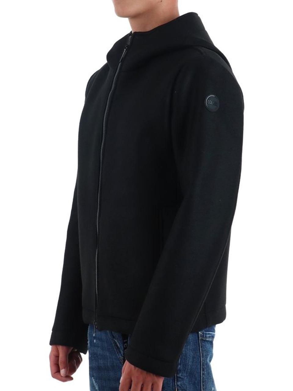 full zip cappuccio panno lana 1140 5ZO N COLMAR 