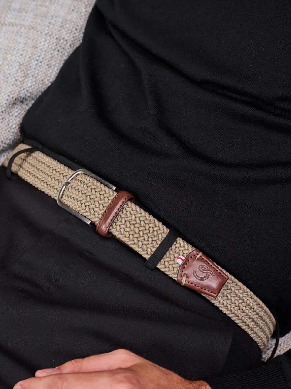 cintura elasticizzata VERBIER DESERT TAUPE LA BOUCLE 