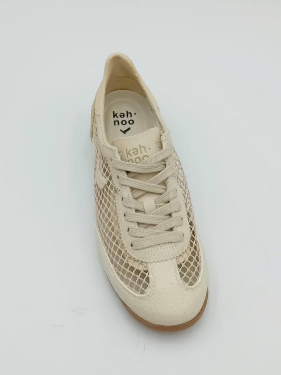 sneakers retata bassa KW9801 LIGTH BEIGE Keh.noo 