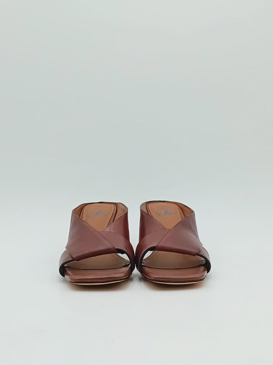 sabot  incrociato  tacco h 70mm LINDA F COFFIE miss olivia 