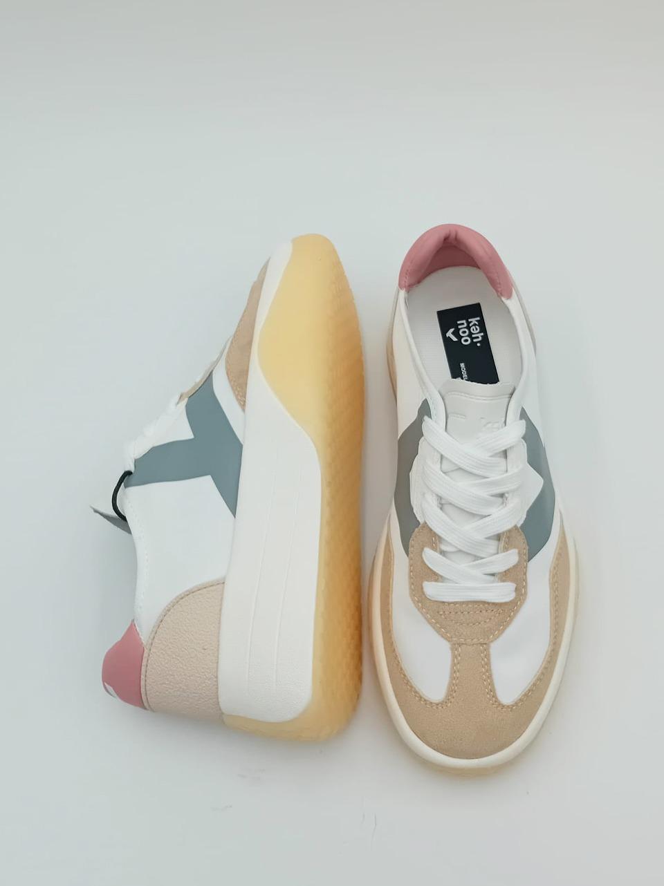 sneakers alta KV9755 WHITE GREY CIPRIA Keh.noo 