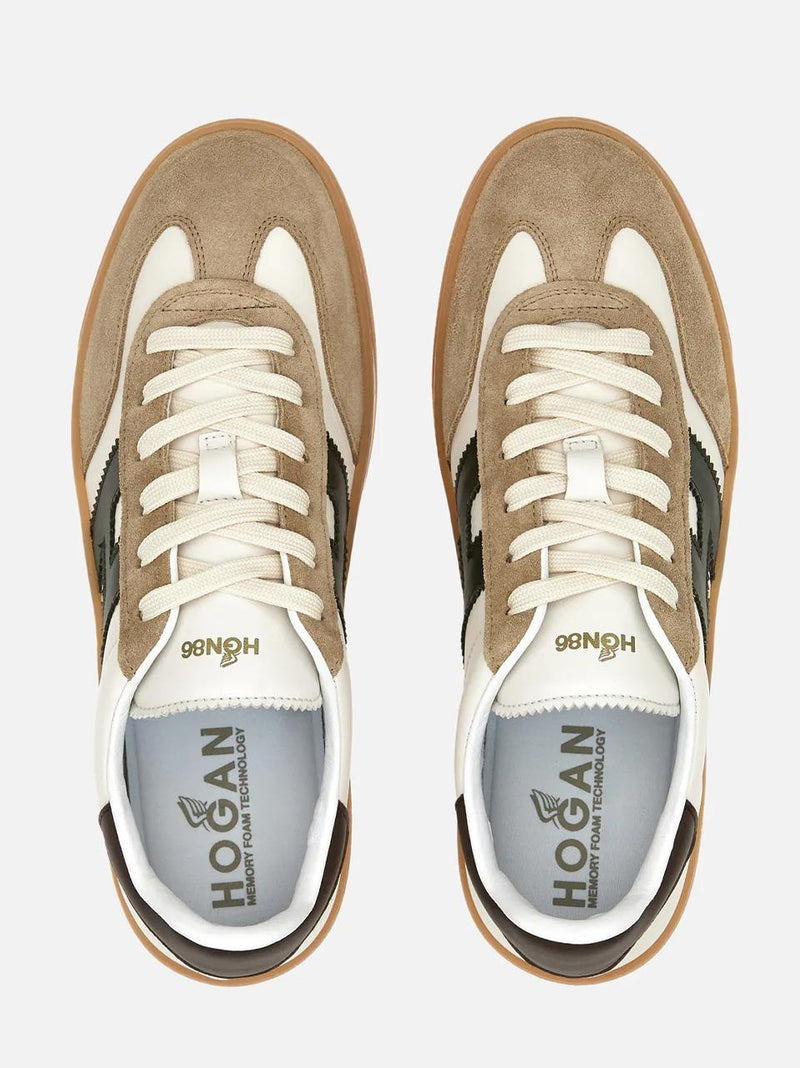 sneakers cool HXM6470FB60QDA739M BIANCO VERDE HOGAN 