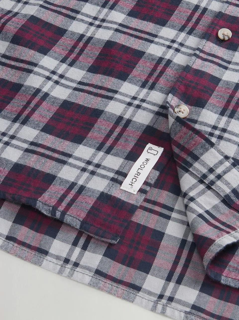 camicia quadri SI0117 1908 WOOLRICH 
