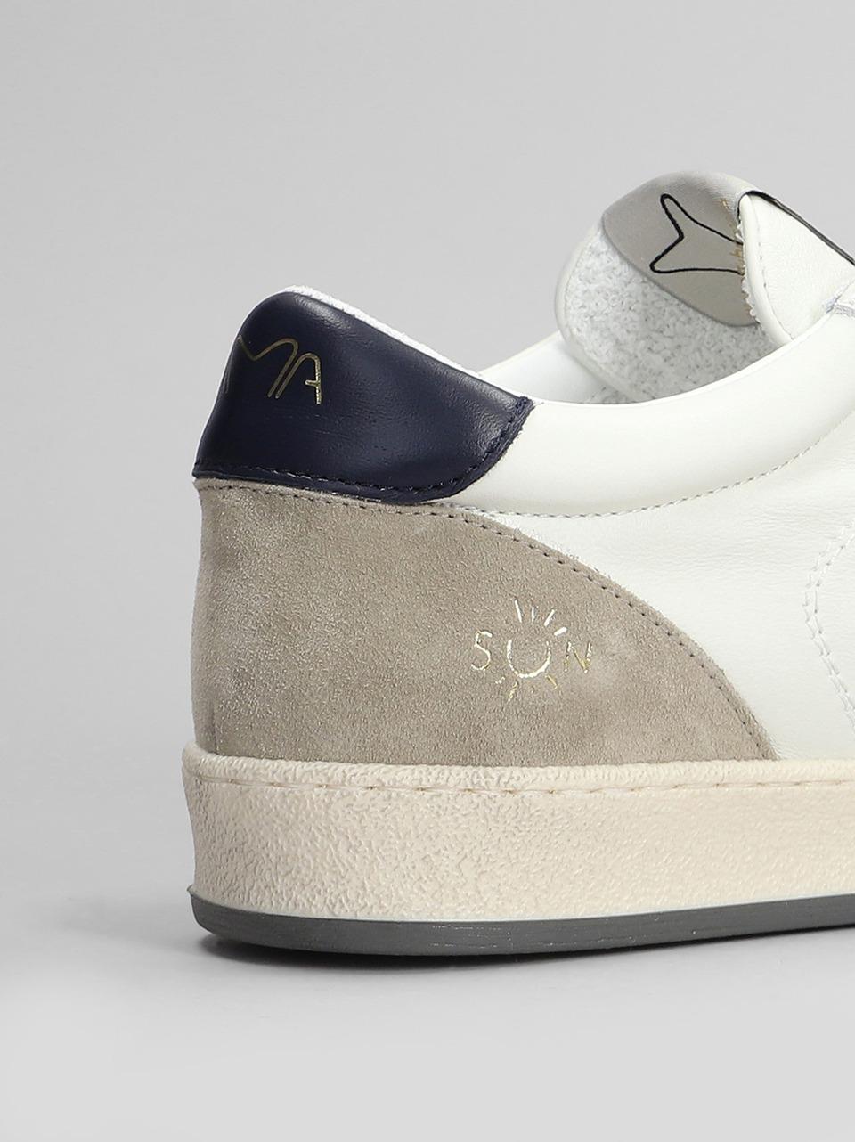 sneakers sun 4121 BIANCO BLU AMA brand 