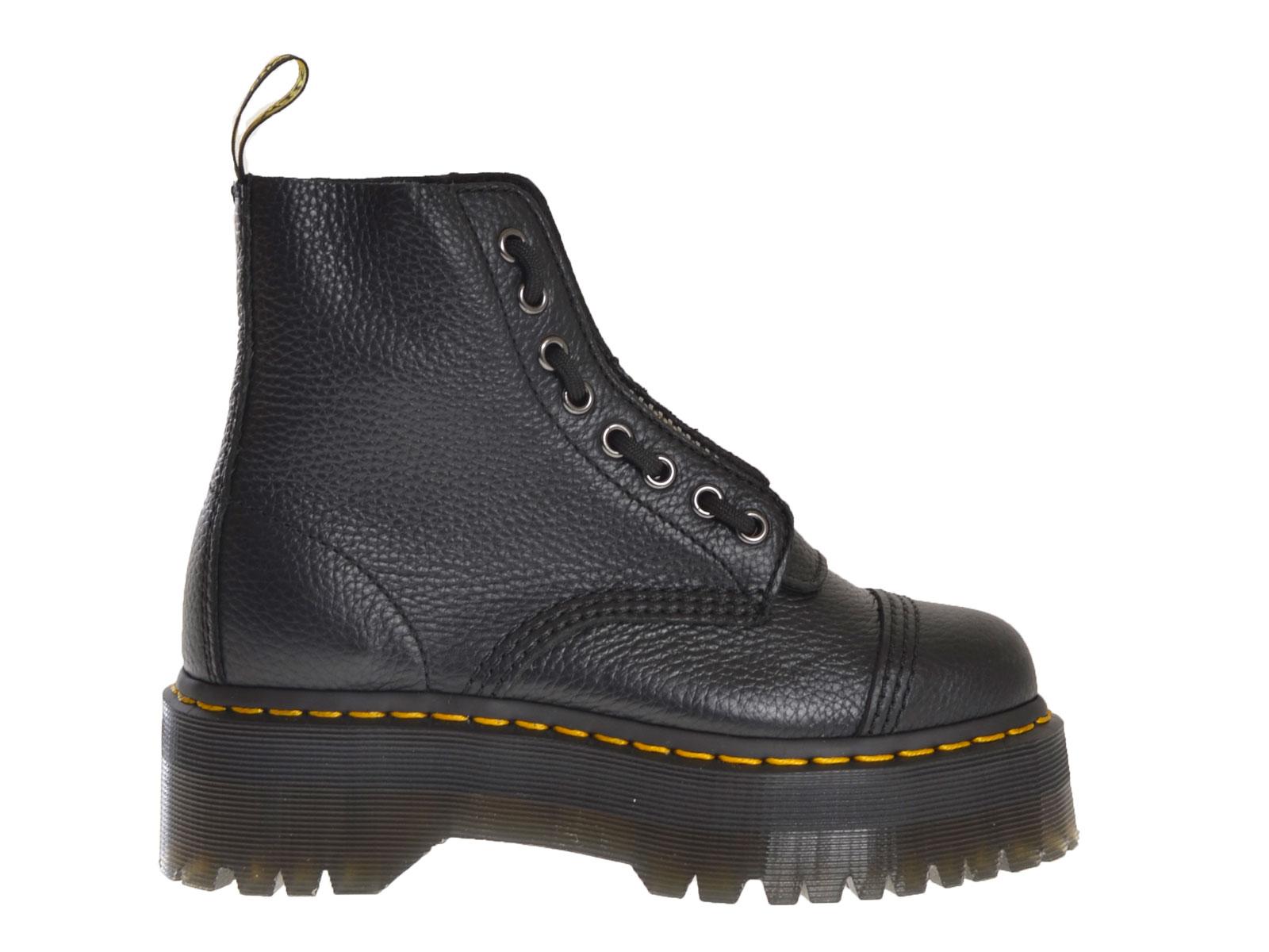 sinclair con zip milled nappa SINCLAIR22564001 BLACK Dr Martens 